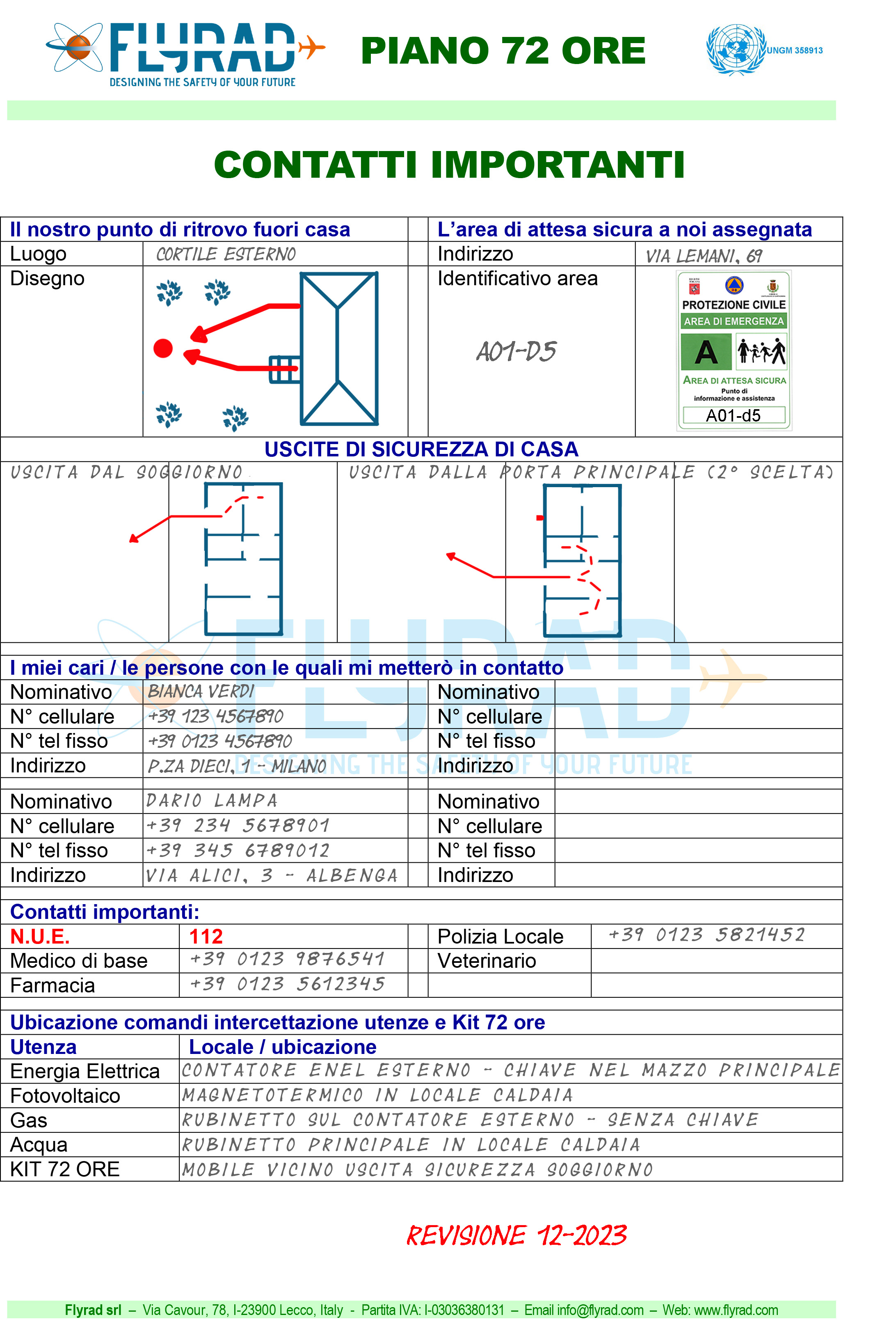 CheckListContatti compilata